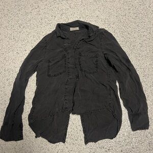 Bella Dahl Charcoal Shirt